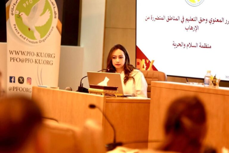 منظمة الائتلاف العربي تشارك في ندوة حول حق التعليم لضحايا الإرهاب والنازحين